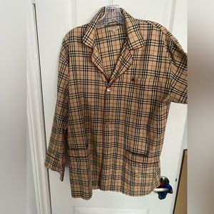 Burberry mens pj set medium